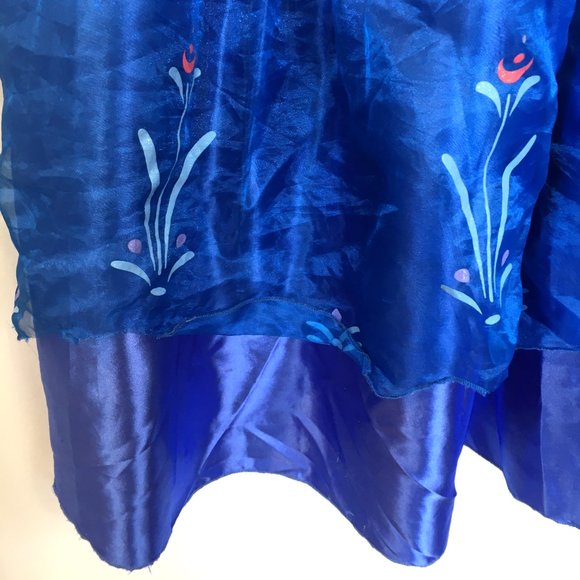 Princess Anna Frozen Disney Store Dress Up Costume Size 10 - Picture 7 of 10
